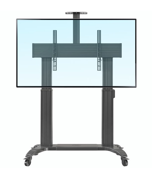 NBMounts TW100 Heavy Duty Motorized TV Trolley Supports up to 110'' & 136Kg Max Height 1.7m