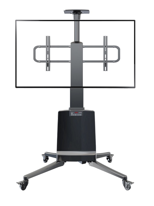 NBMounts TW85 Motorized TV Trolley up to 85'' & 68Kg Max Height 1.65m