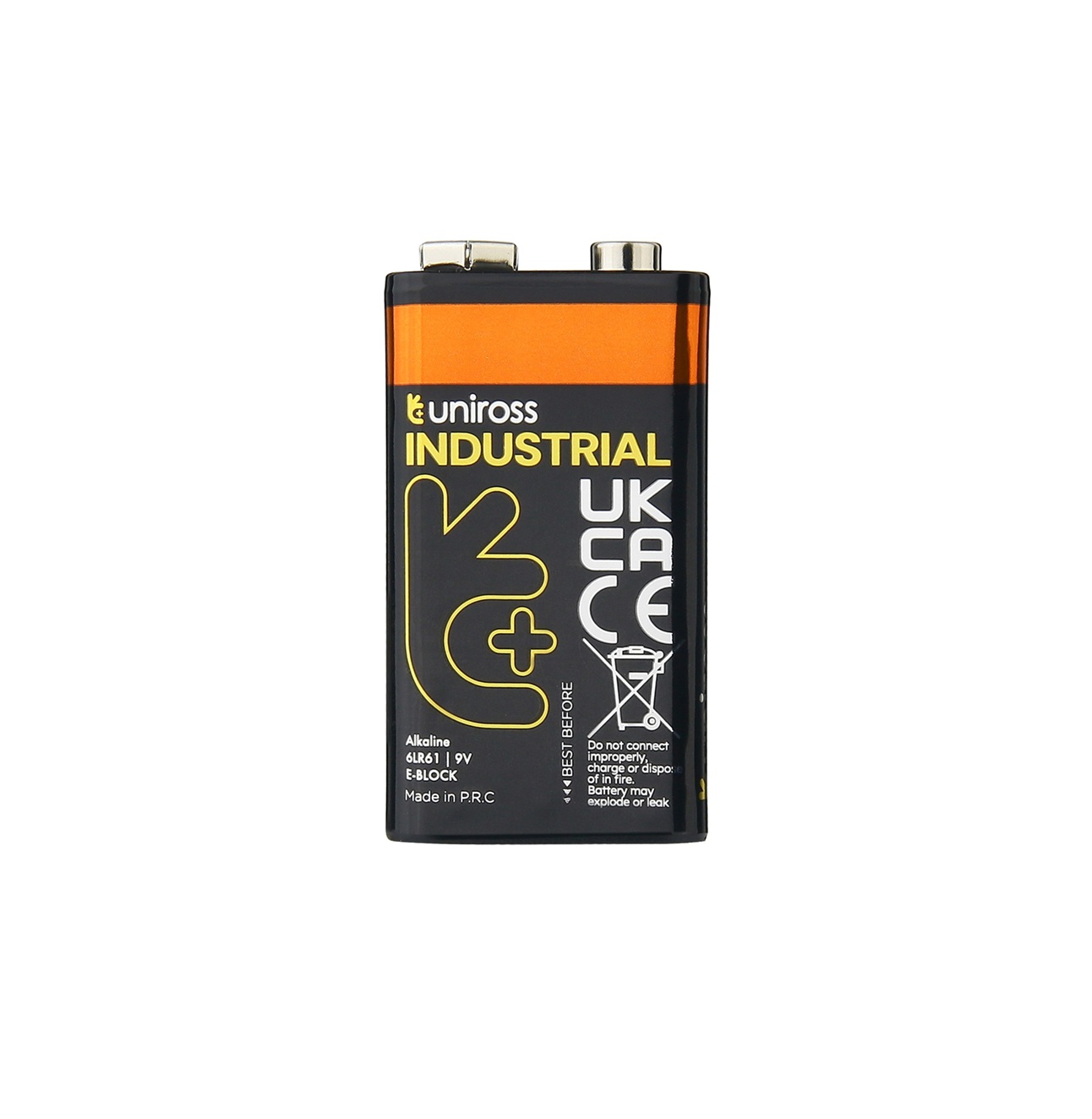 Uniross Alkaline 9V Industrial (Box of 10pcs) - Image 3