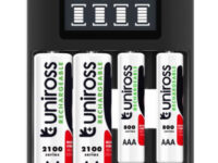Uniross UCU002A Fast 2hr USB Charger for AA/AAA Incl 4xAA 2100 Batteries