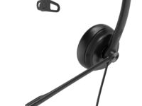 Yealink Headset Wired USB Noise Cancelling USB-A UH34 Mono Teams