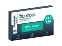 Uniross Alkaline AAA Power Plus Box of 24 Pcs