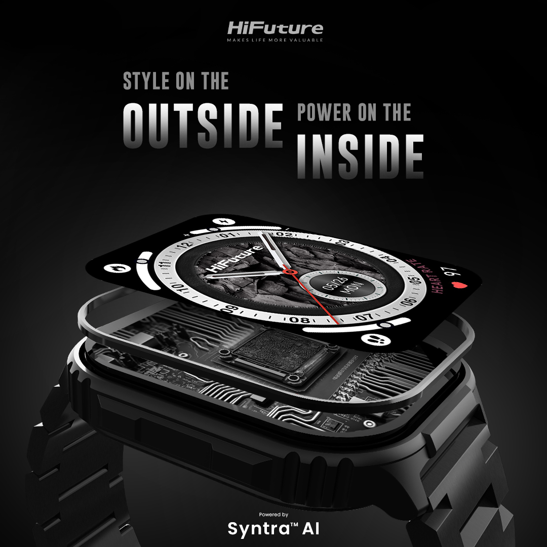 HiFuture Luxury Sport SmartWatch ULTRA 3 Pro Stainless Steel AMOLED Black - Image 11