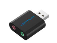 Vention AUDIO CONVERTER USB-A to 2x3.5mm Sound Card VAB-S17-B