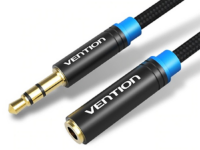 Vention AUDIO 3.5mm M-F Extension Cable Metal 5.0m VAB-B06-B500-M