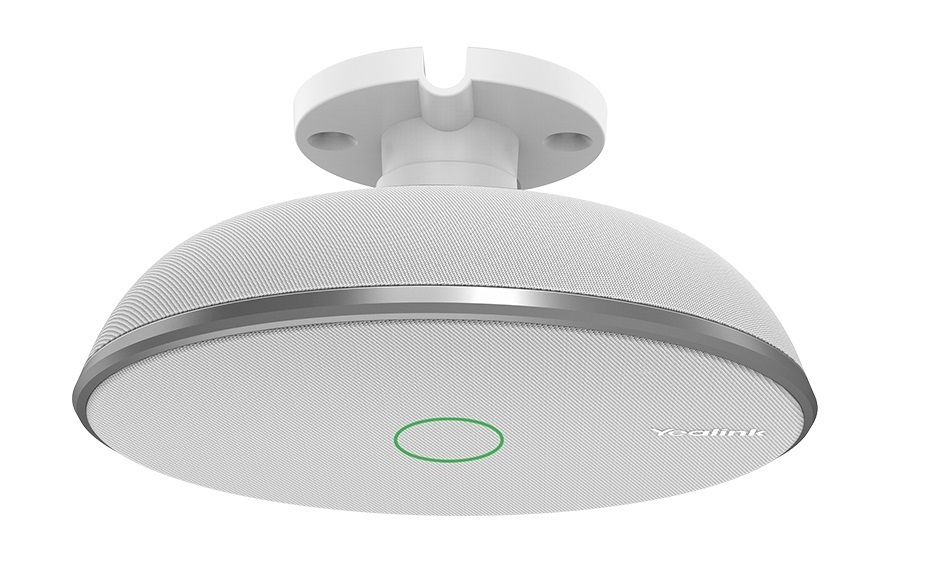Yealink Conferencing Microphone Wired Ceiling PoE 360° 8m Voice Pickup for UVC84