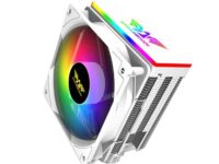 Armaggeddon Gaming Cooling CPU Silent RGB Fan 4-Pipe BLIZZARD 2 White