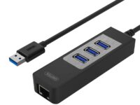 Unitek Y-3045C USB3.0 3-Port Hub w/ Gigabit LAN