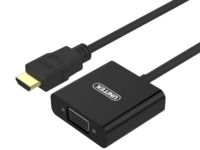 Unitek Y-6333 HDMI to VGA+Audio Converter with Power Port