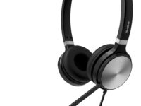 Yealink Headset Wired Analog RJ9 Premium with Noice Cancelling for IP Phone YHS36E2 Dual