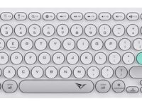 Alcatroz Jellybean AirDock 2 Wireless 2.4G+BT Keyboard Winter White