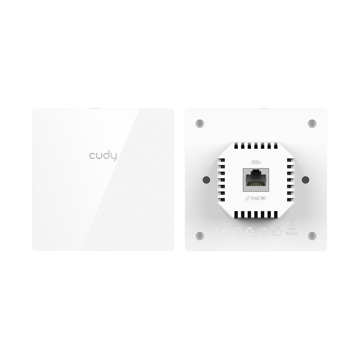 Cudy Access Point Wall-Plate AX3000 Dual Band Wi-Fi 6 86mm AP3000E Wall - Image 2