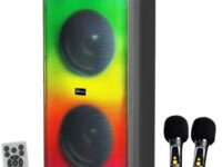 SonicGear AudioXPro1200HD 2 x 12'' Portable Karaoke Speaker with 2 x Wireless Microphones