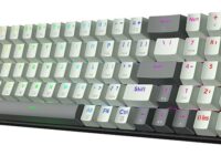 Thunderobot K78R White Gaming Mechanical Keyboard 78 Red Switch Keys