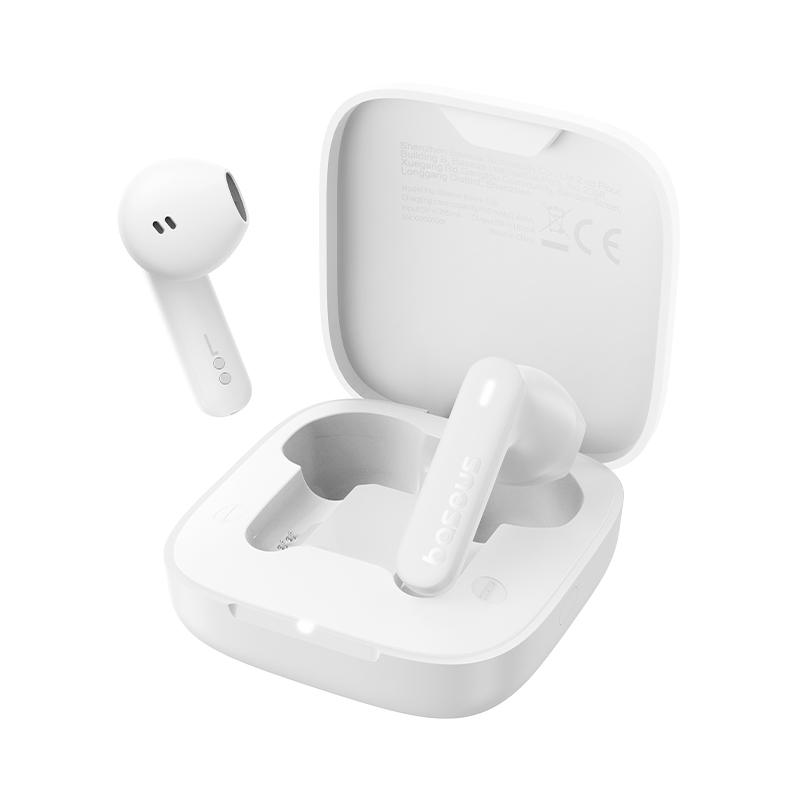 Baseus Headphones In Ear TWS Plastic Bowie E16 White