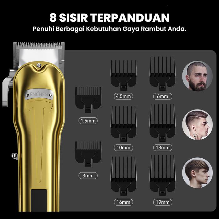 Enchen Hair Clipper Boost 3 USB-C 2000mAh Black - Image 2