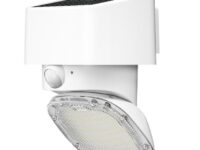 GBC DOGI STENO Solar LED Wall Light with Battery and PIR Sensor