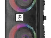 iDance DJX-100MK2 Portable Karaoke Speaker with Wired Microphone USB & BT