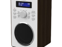Majority BARTON FM/DAB Radio with Dual Alarm & LED Display (Walnut)