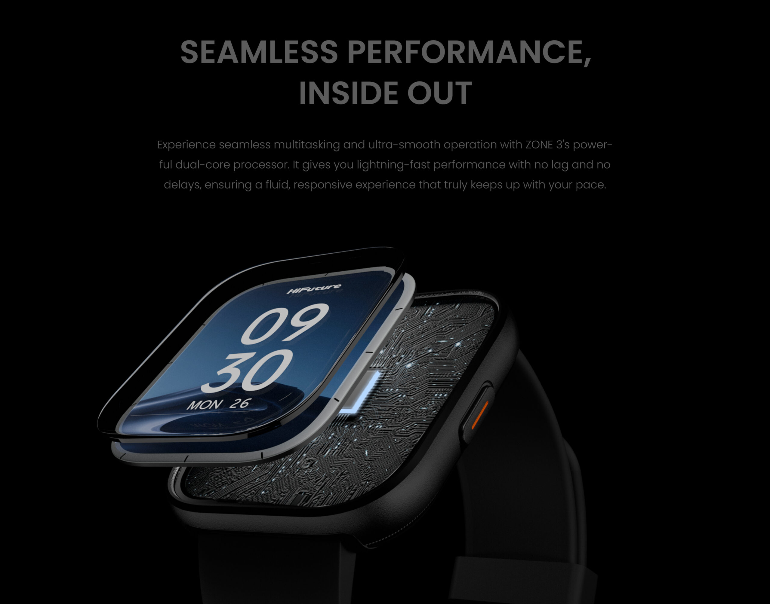 HiFuture Fashion SmartWatch ZONE3 Pink/Gold - Image 9