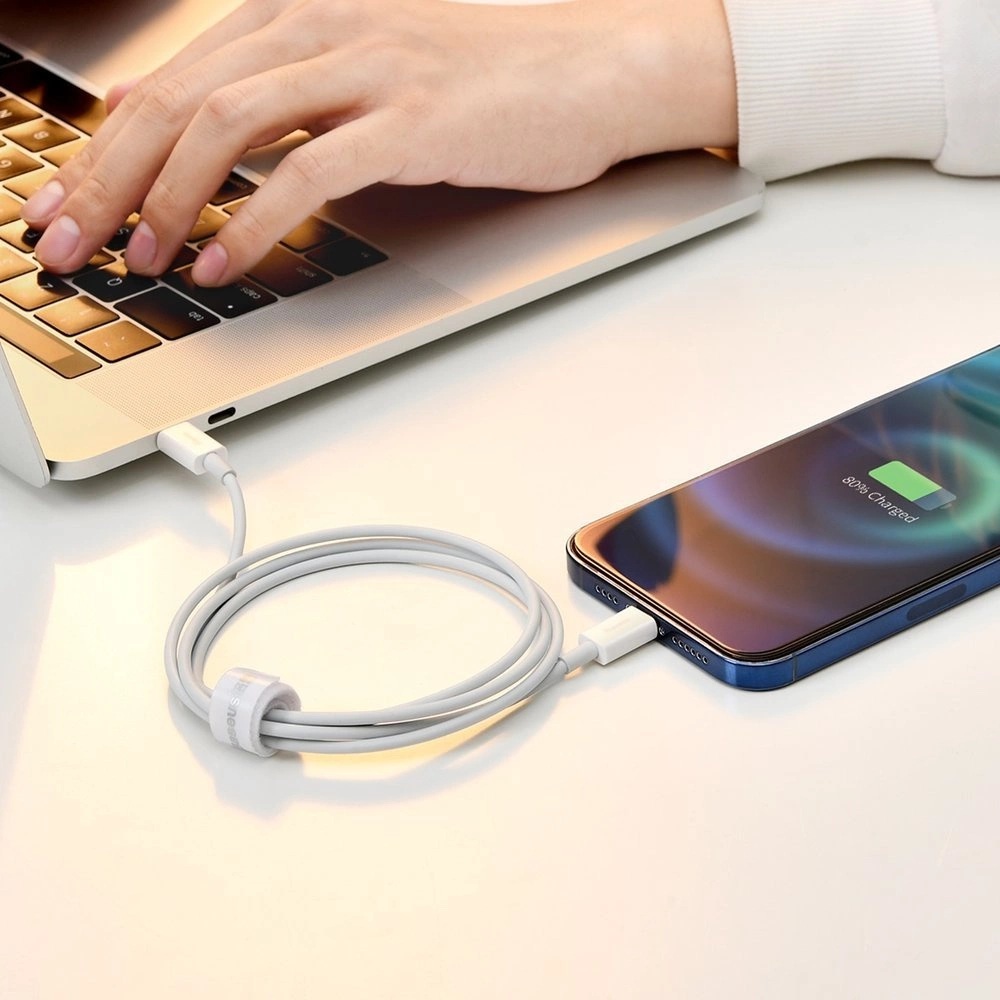 Baseus Cable Lightning to USB-C Superior Series 1.5m White - Image 5