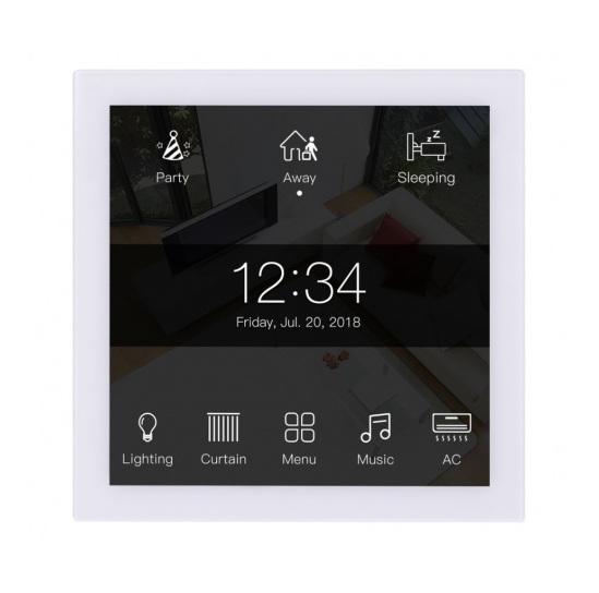 HDL GRANITE Panel White with 4'' Touch Display