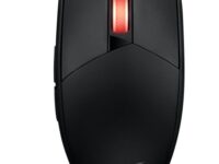 ASUS Gaming Mouse Dual-Mode 2.4Ghz/Bluetooth RGB Ambidextrous ROG Strix Impact III Wireless