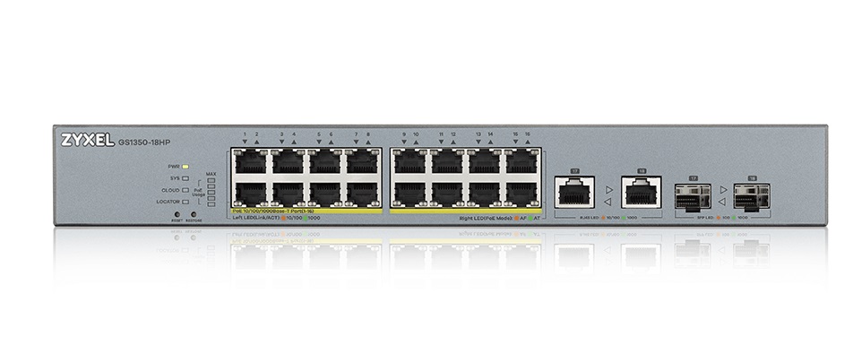 Zyxel SP 18-Port Gigabit PoE Cloud Managed Switch