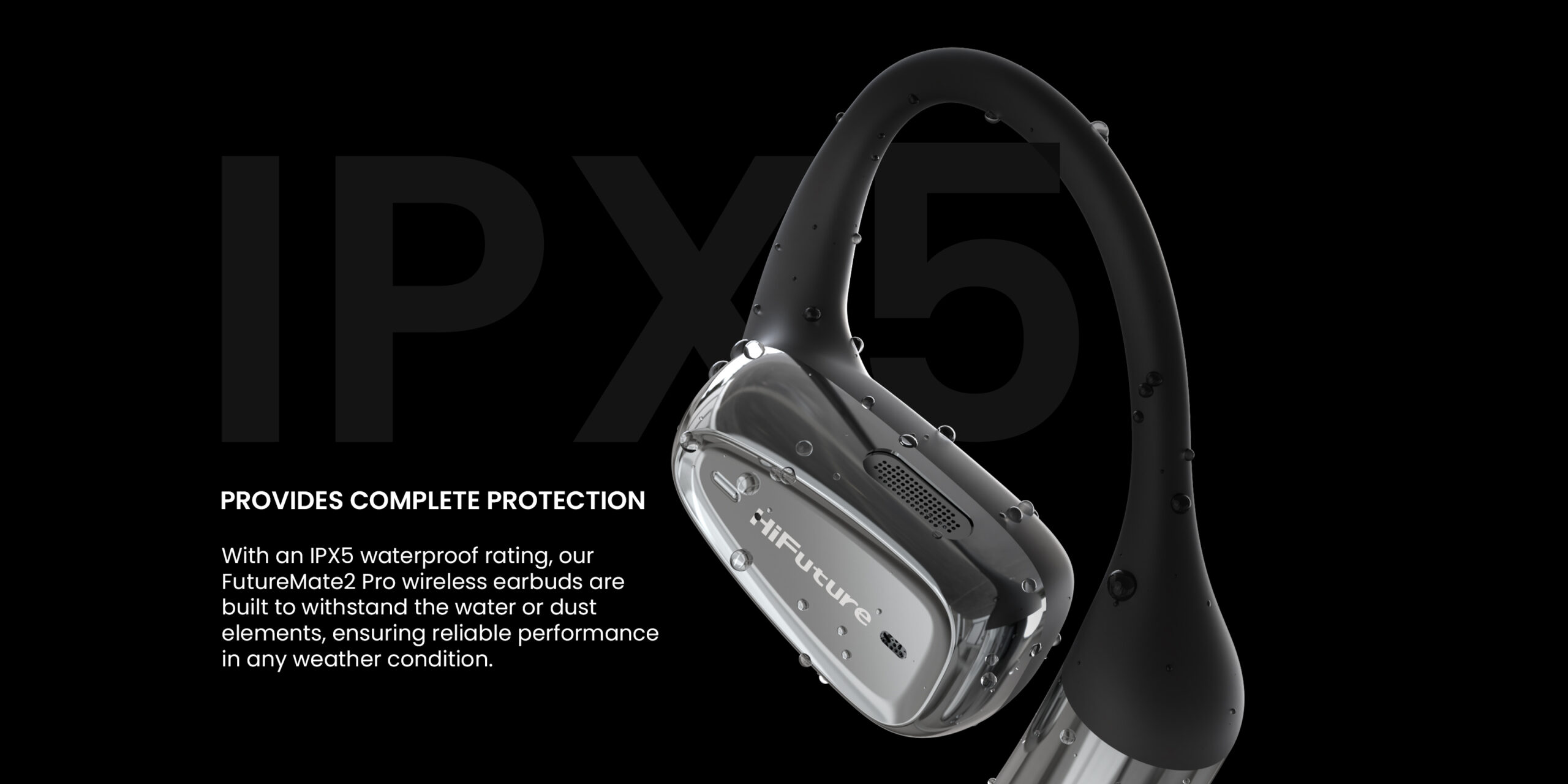 HiFuture Headphones Open Ear FutureMate 2 PRO Black - Image 12