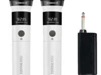 SonicGear WM2200UL DUAL Bianco 2 x Wireless 2.4GHz Rechargeable Microphone Handsets with LED Display