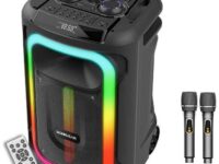 SonicGear Portable Karaoke Speaker 12'' 240W TWS BT/USB 2x Mics HYPERBOX 1300 Pro