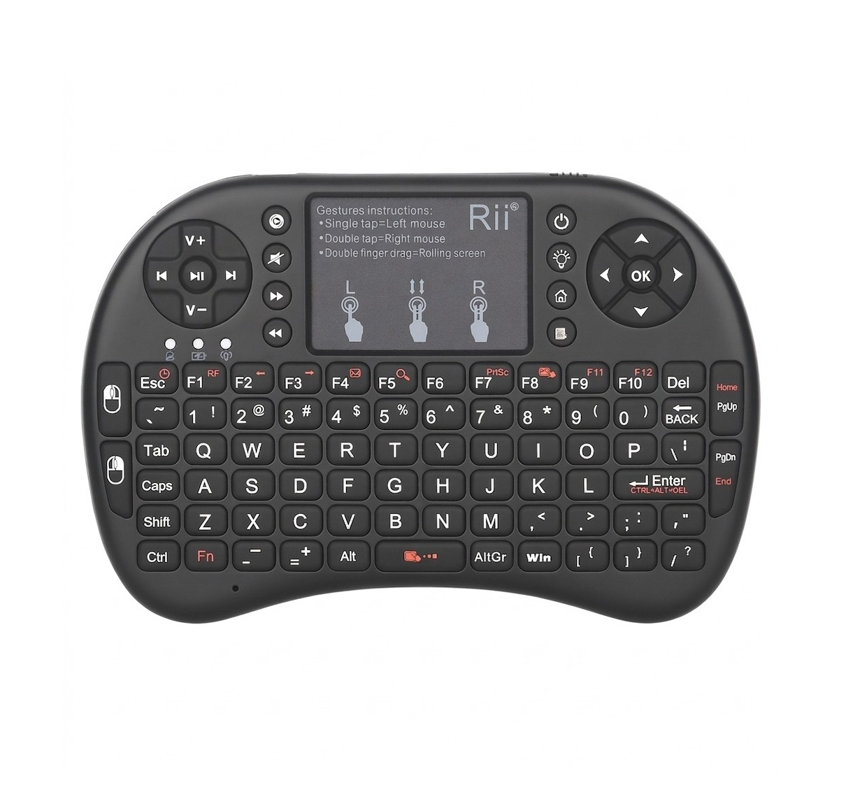 Rii Mini Keyboard Wireless 2.4GHz with Touchpad i8+