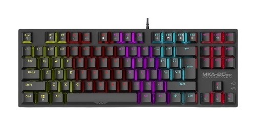 Armaggeddon MKA-2C NEO Black Mechanical Gaming Keyboard 87 Blue Clicky Keys