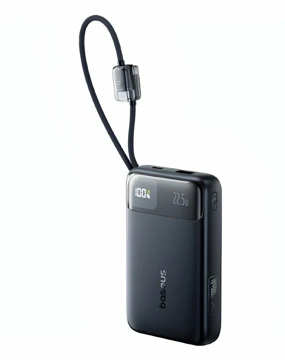Baseus Powerbank 22.5W 20000mAh + Display EnerFill FC11 Black