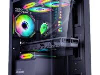 Armaggeddon Aquaron Micro ATX Gaming Case Black