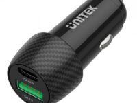 Unitek Charger for Car 38W USBC PD20W+USBA QC3.0 P1400A