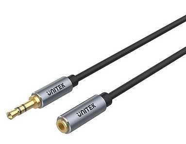 Unitek Audio 3.5mm M-F Extension Cable 1.0m Y-C932ABK