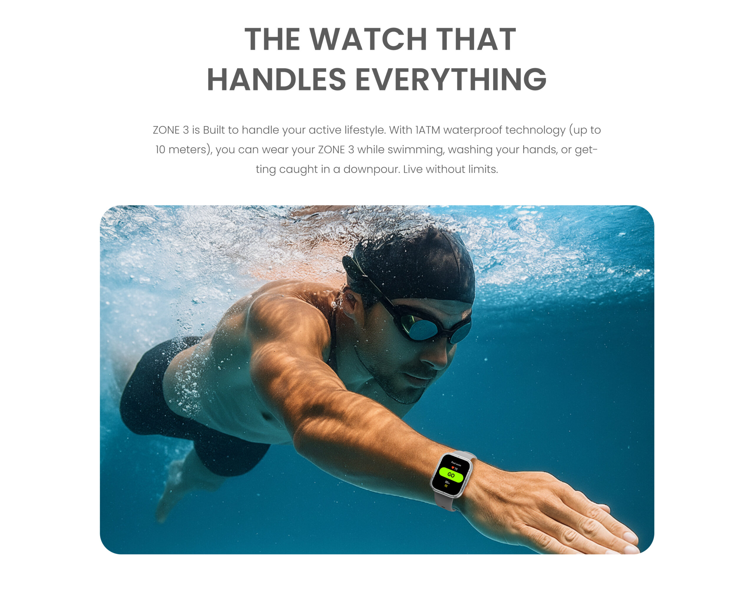 HiFuture Fashion SmartWatch ZONE3 Pink/Gold - Image 8